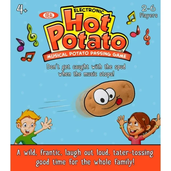 Ideal Hot Potato Electronic Musical Passing Kids Party Game, Don’t Get Caught With The Spud! Ages 4+, 2-6 Players