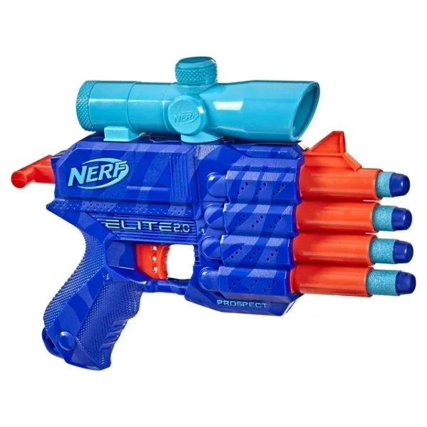 Nerf Nerf Elite 2.0 Prospect QS-4 Wild Edition Kids Toy Blaster with 8 Darts, Only At Walmart