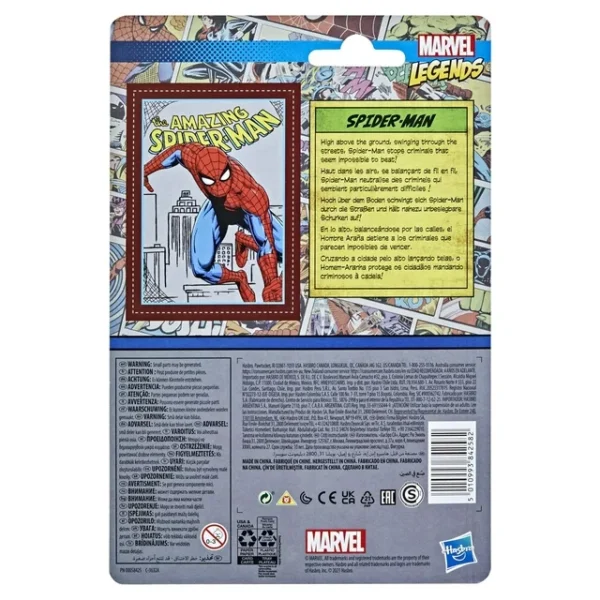 Marvel: Legends Series Spiderman Kids Toy Action Figure for Boys and Girls (9”)