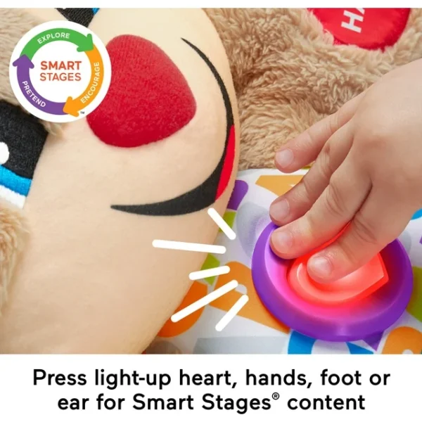 Fisher-Price Laugh & Learn Smart Stages Puppy Plush Learning Toy for Baby, Infants and Toddlers